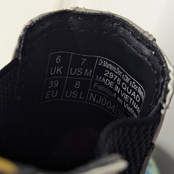 Dr Martens Chelsea Quad White Smooth Leather Platform Boots Women's Size 8 2976 - Picture 4 of 10